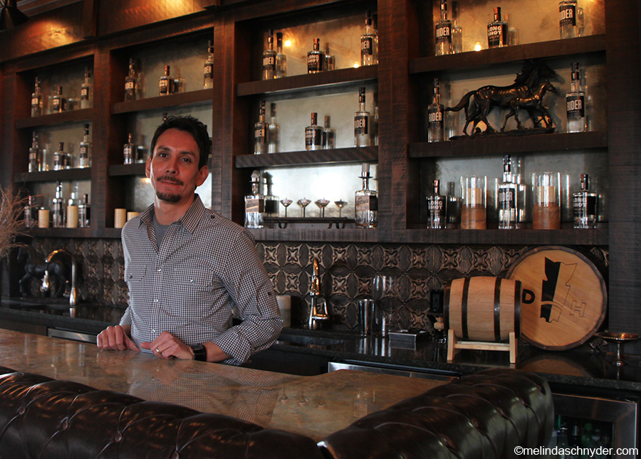 Damian Garcia at Dark Horse Distillery in Lenexa, Kansas