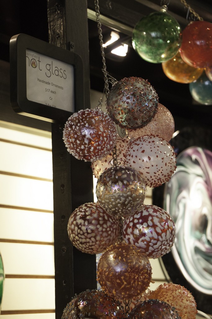 I captured this image of their famous hand-blown ornaments when I visited Springfield Hot Glass in Springfield, Missouri.