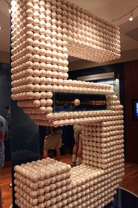 Kauffman Hall of Fame Museuem George Brett 3154 hits baseball sculpture IMG_1950_MS