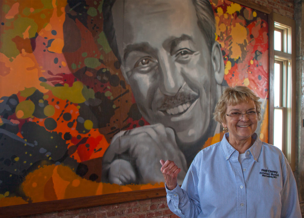 Hwy 36_Marceline_Walt Disney Hometown Museum director Kaye Malins_photo credit MeLinda Schnyder